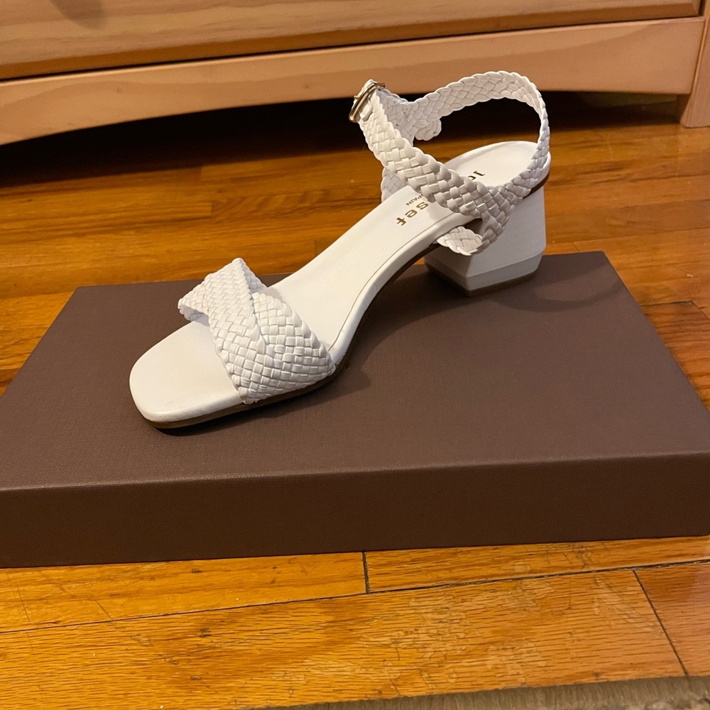 Jon Josef Duna Woven Block Heel Sandal